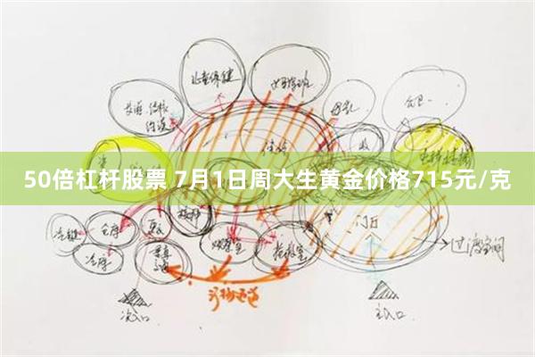 50倍杠杆股票 7月1日周大生黄金价格715元/克