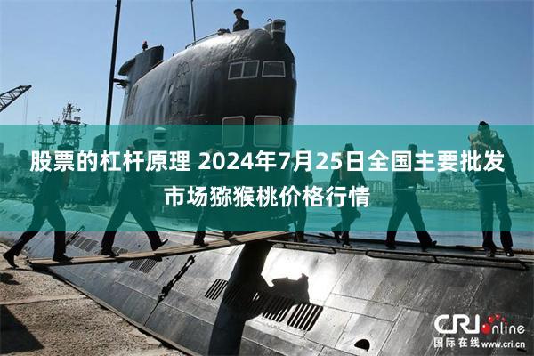 股票的杠杆原理 2024年7月25日全国主要批发市场猕猴桃价格行情