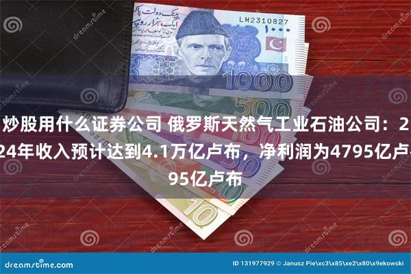 炒股用什么证券公司 俄罗斯天然气工业石油公司：2024年收入预计达到4.1万亿卢布，净利润为4795亿卢布